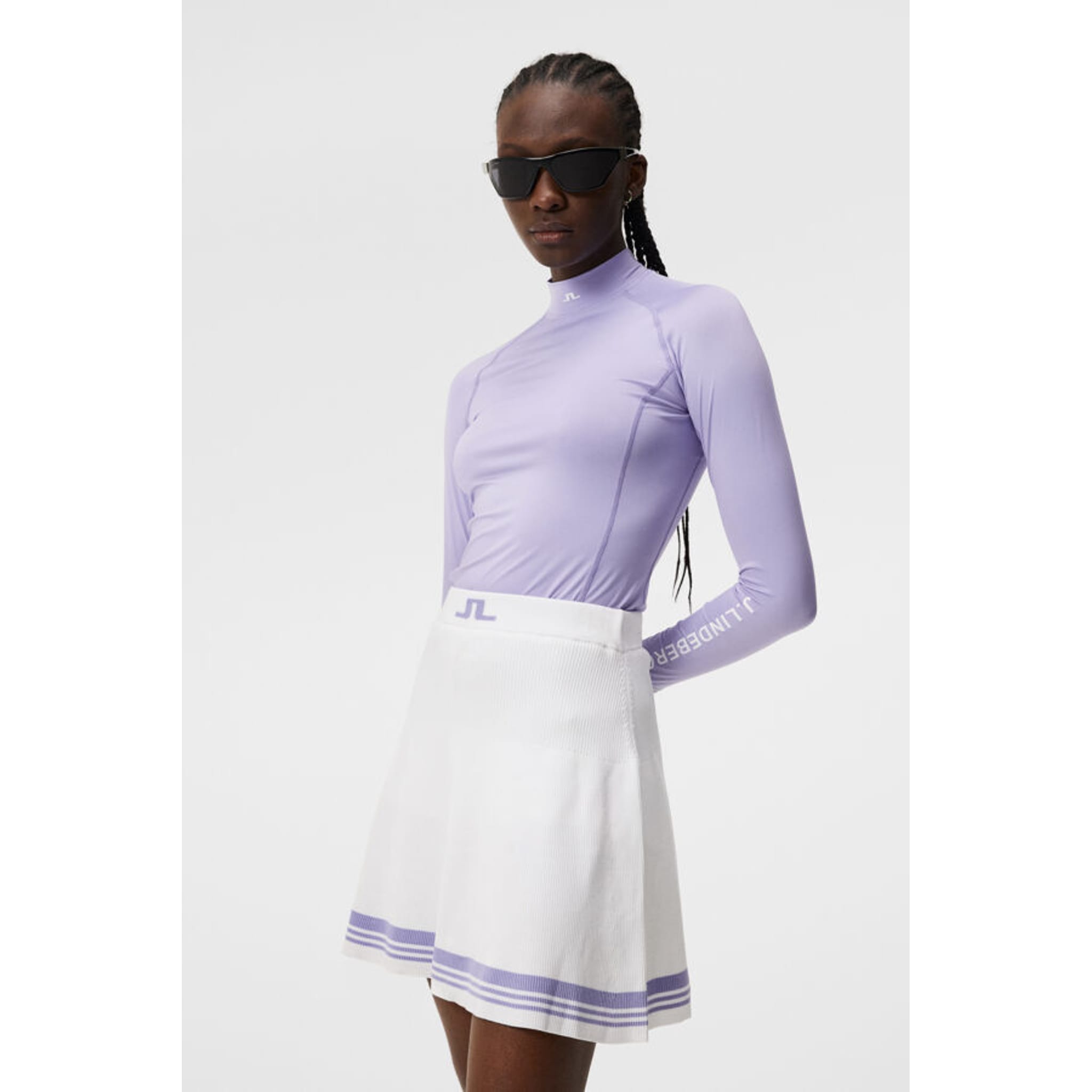 J. Lindeberg Asa Soft Compression Top Damskie Sweet Lavender Damskie