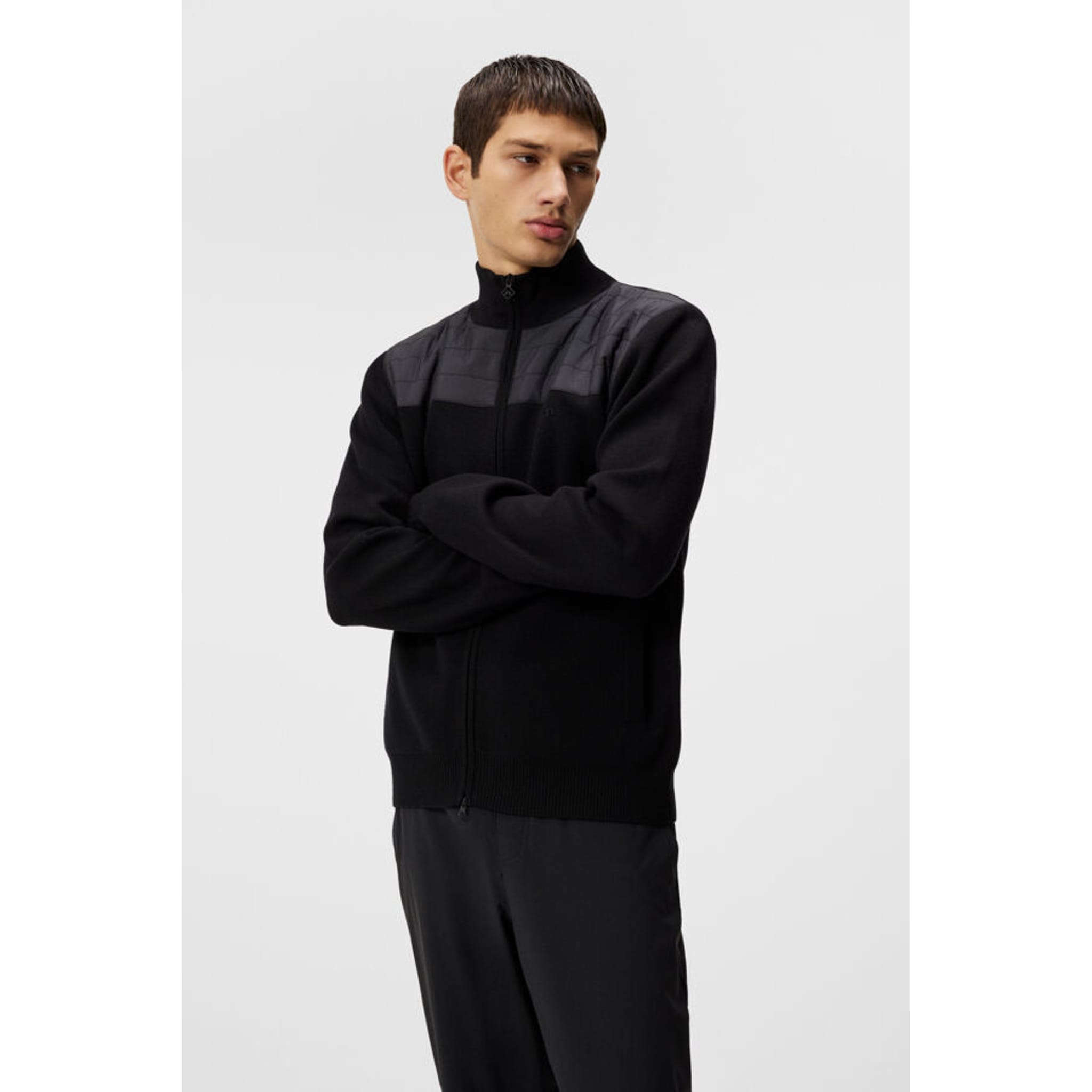 J. Lindeberg Bridge Knitted Hybrid Sweater Herren
