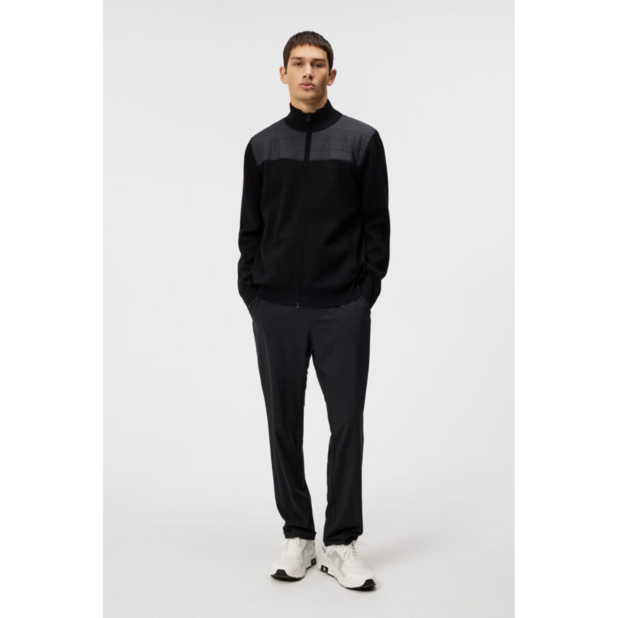 J. Lindeberg Bridge Knitted Hybrid Sweater Herren