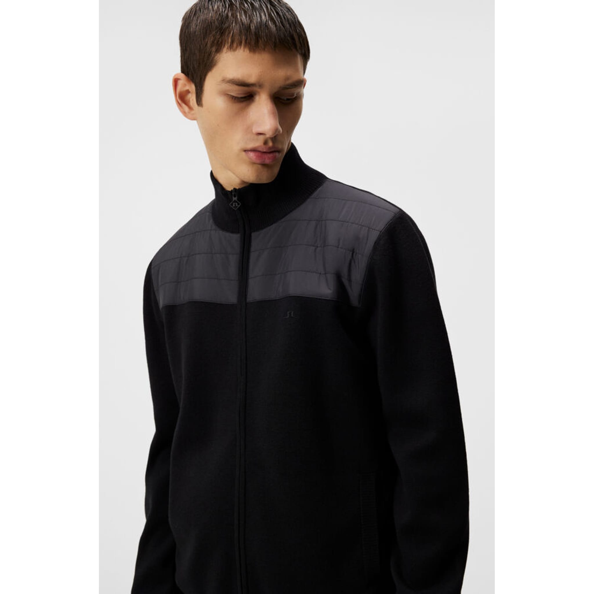 J. Lindeberg Bridge Knitted Hybrid Sweater Herren