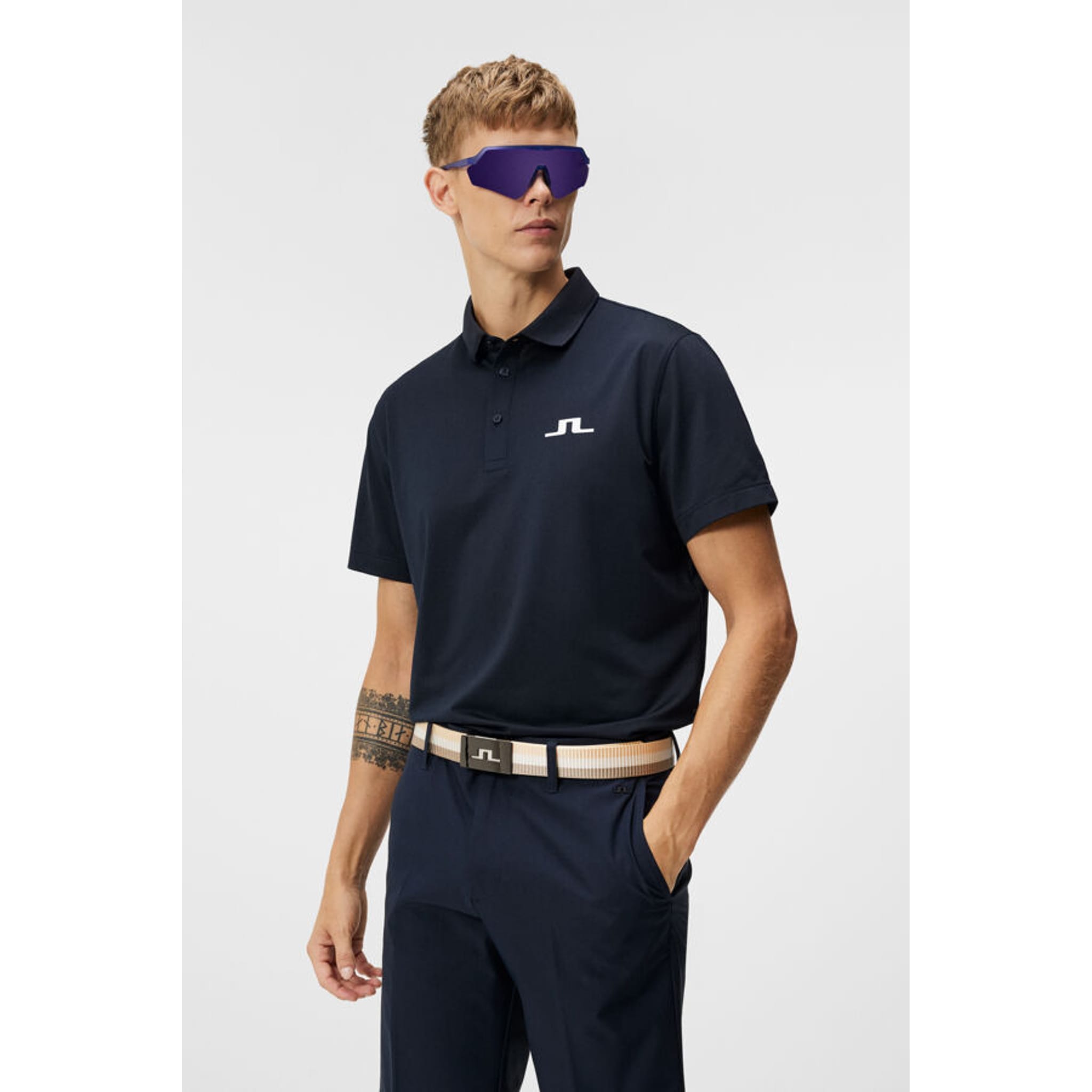 J. Lindeberg Bridge Regular Fit Polo Męskie