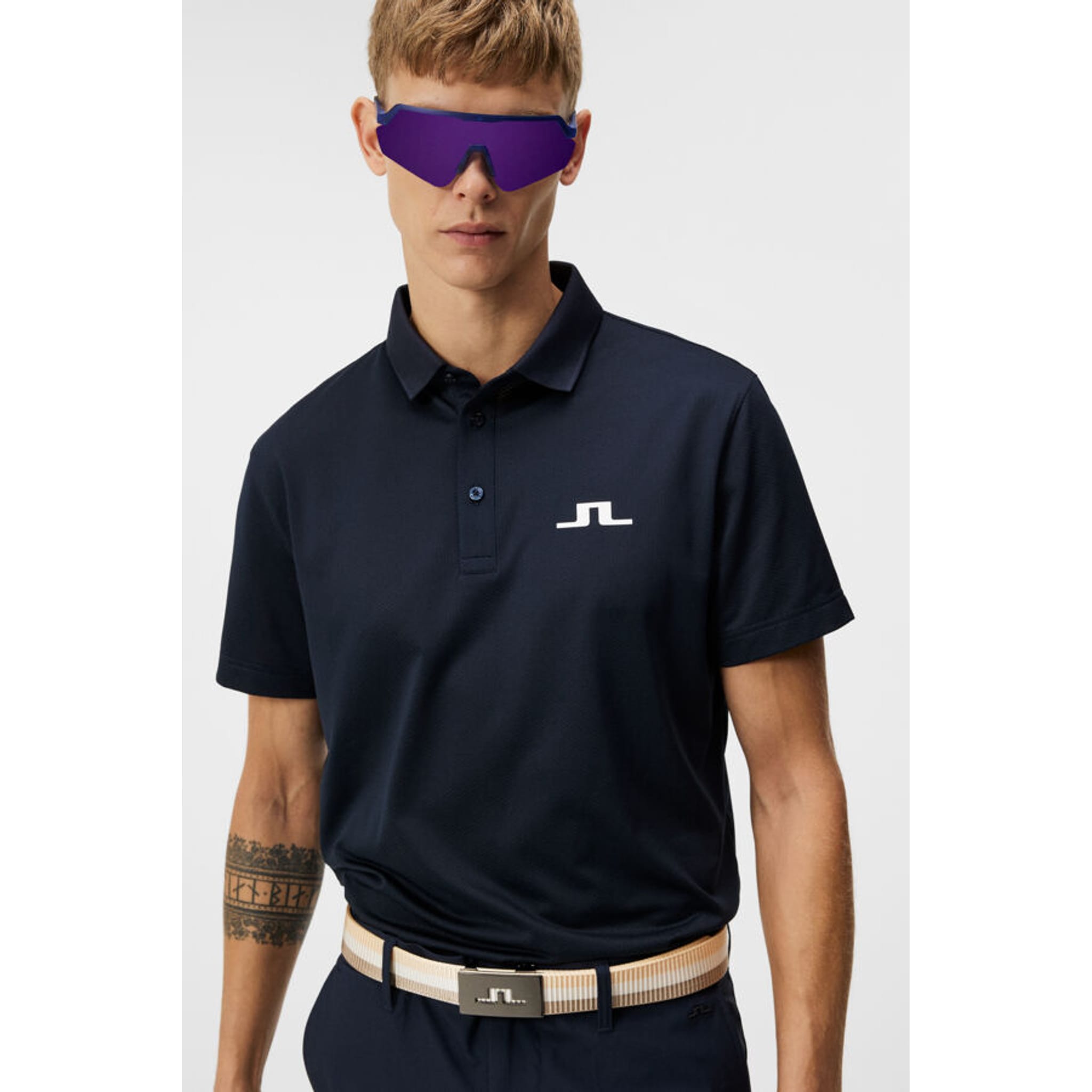 J. Lindeberg Bridge Regular Fit Polo Męskie