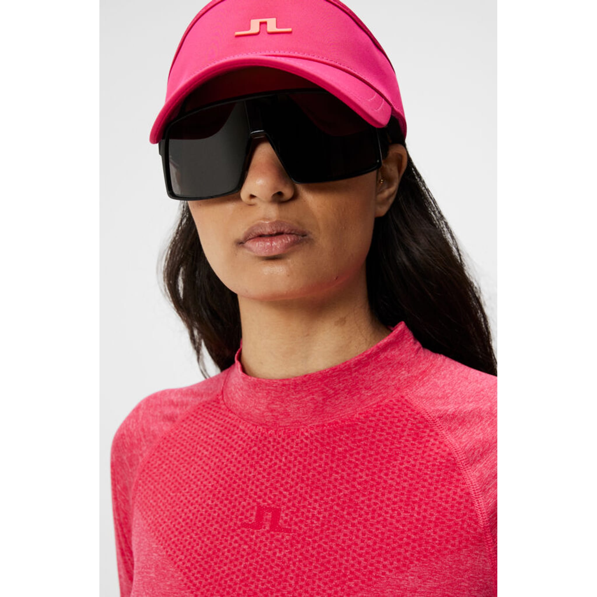 J. Lindeberg Camilla Top Damski Rose Red Melange Damski