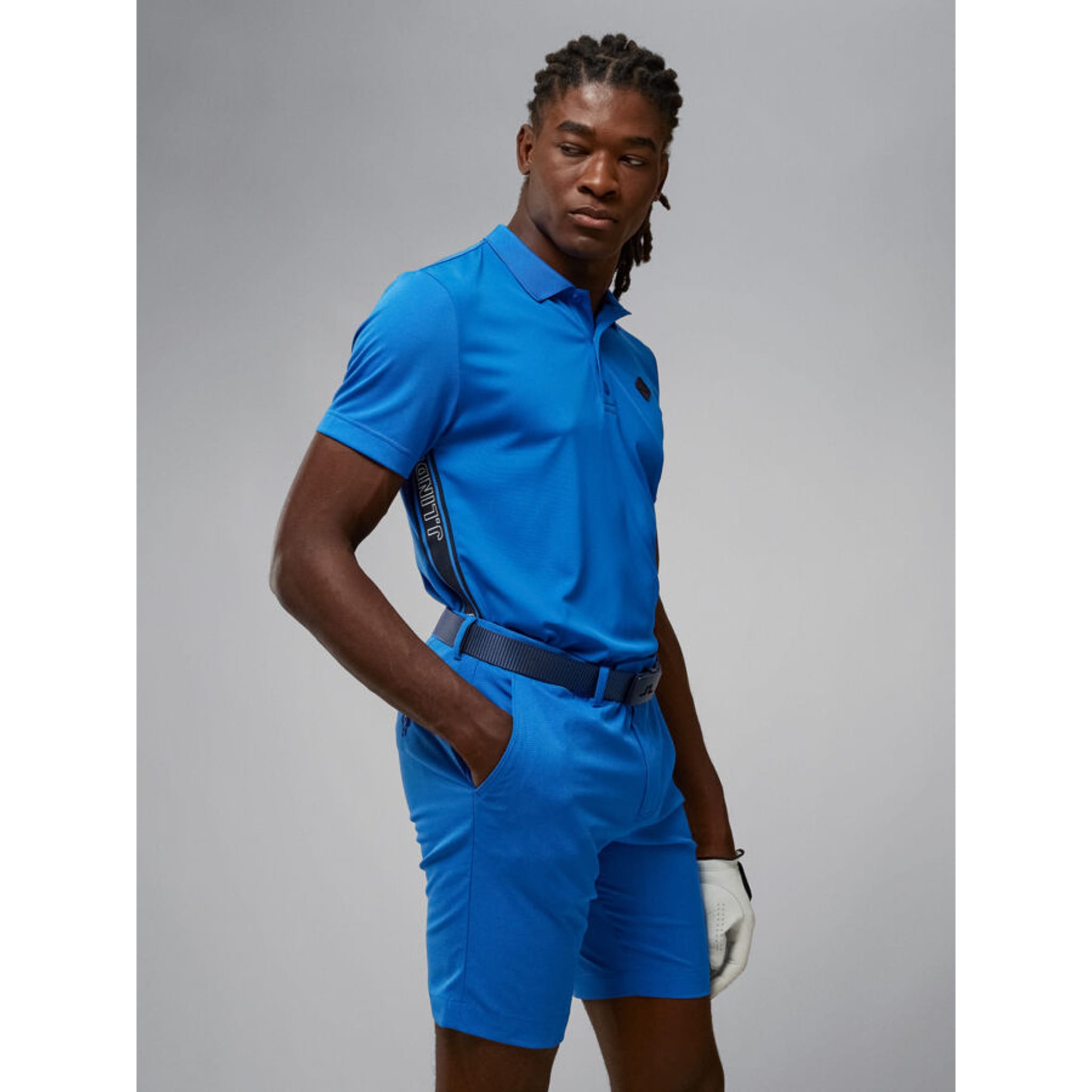 J. Lindeberg Diamond Regular Fit Golf Polo Męskie