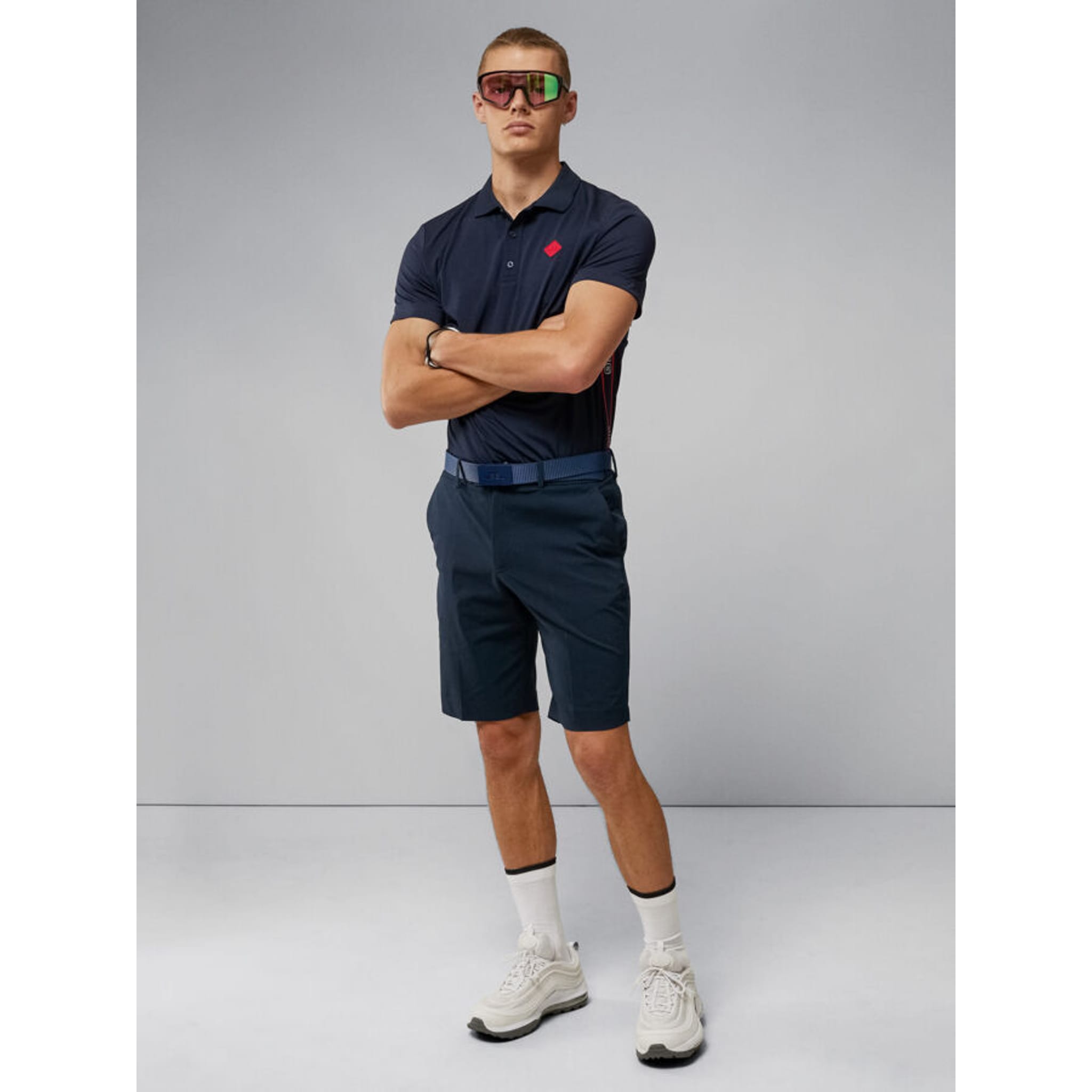 J. Lindeberg Diamond Regular Fit Golf Polo Męskie