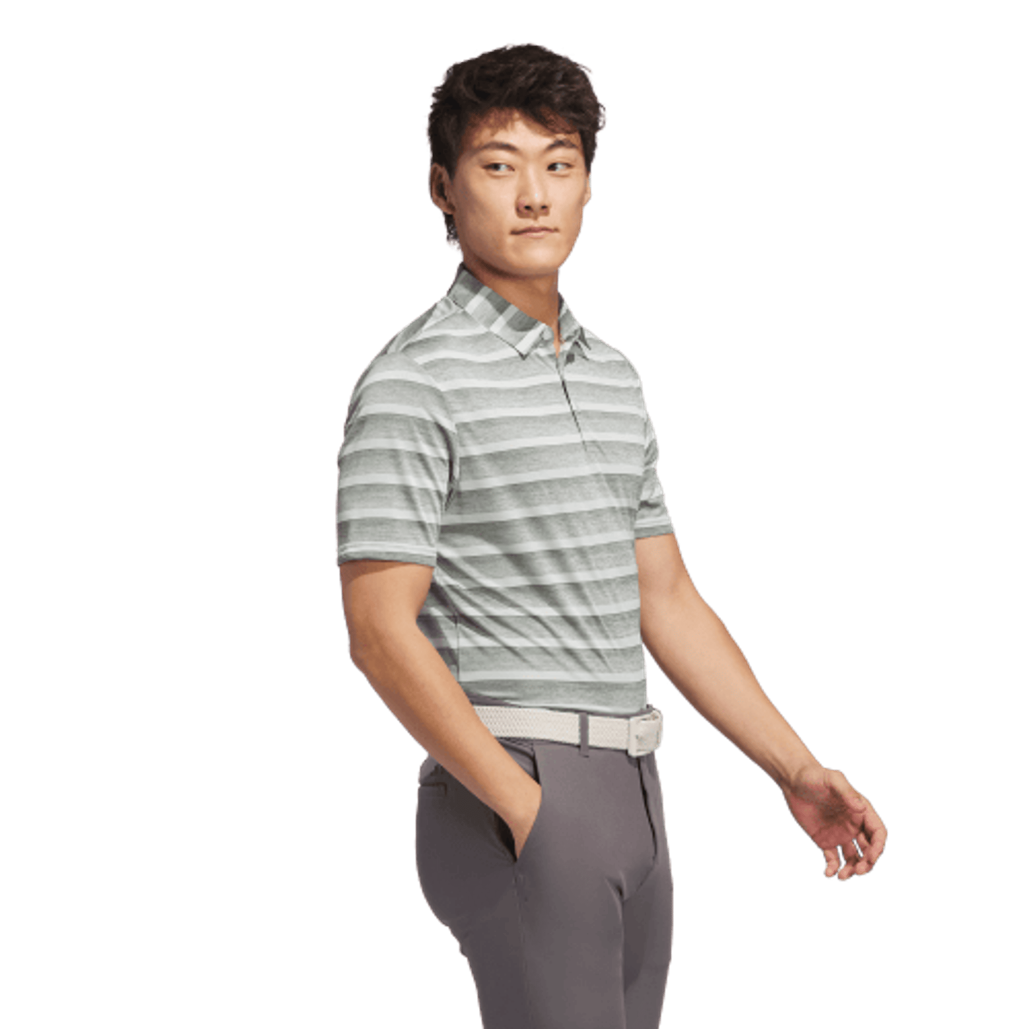 Adidas 2 Color Stripe Polo Herren