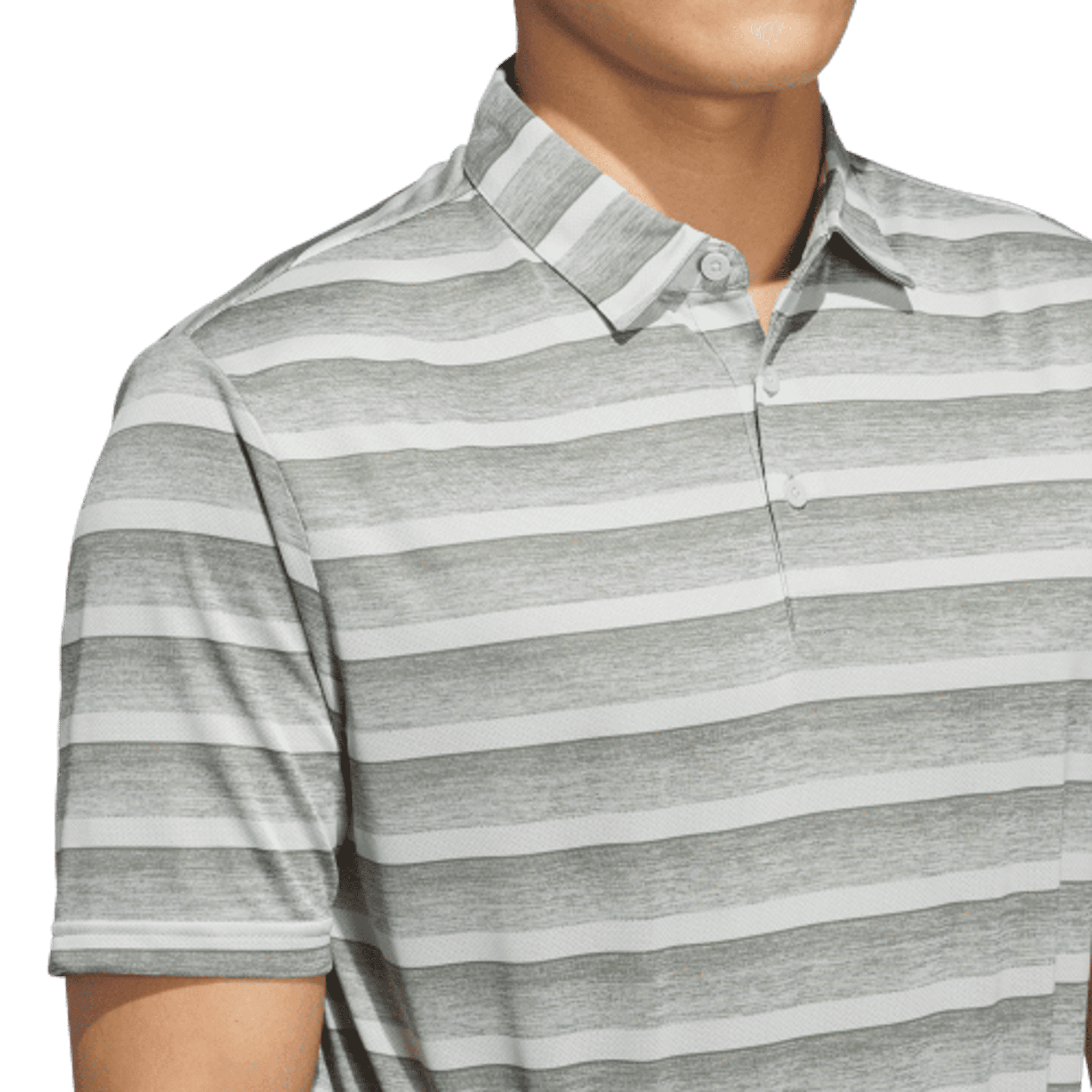 Adidas 2 Color Stripe Polo Herren