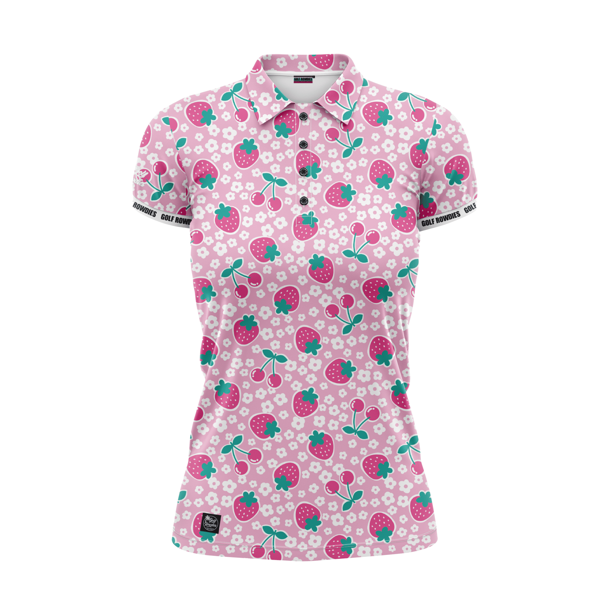 Golf Rowdies Strawberry Polo Damen