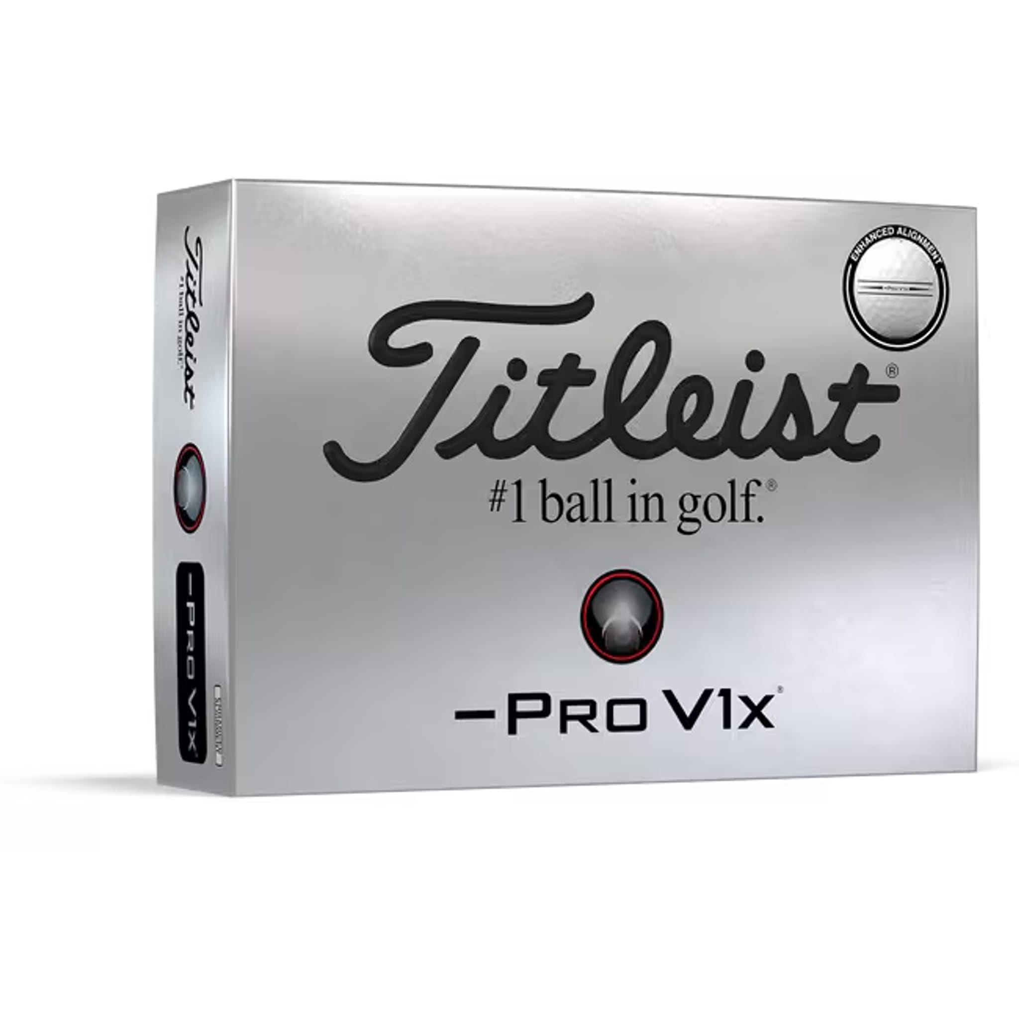 Titleist Pro V1x Left Dash Elogated Alignment Piłki golfowe
