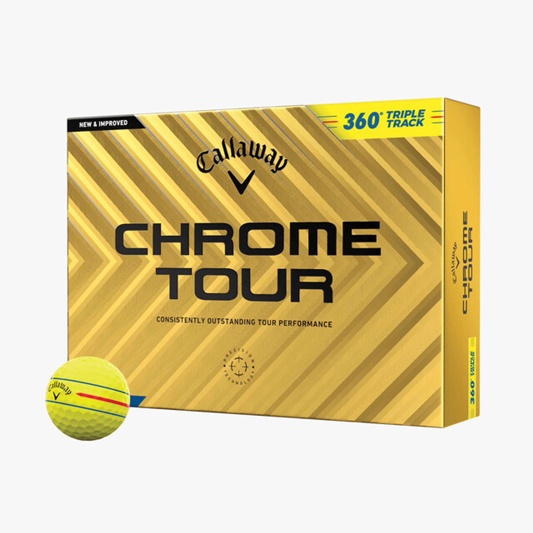 Callaway Chrome Soft Triple Track Piłki golfowe (2024)