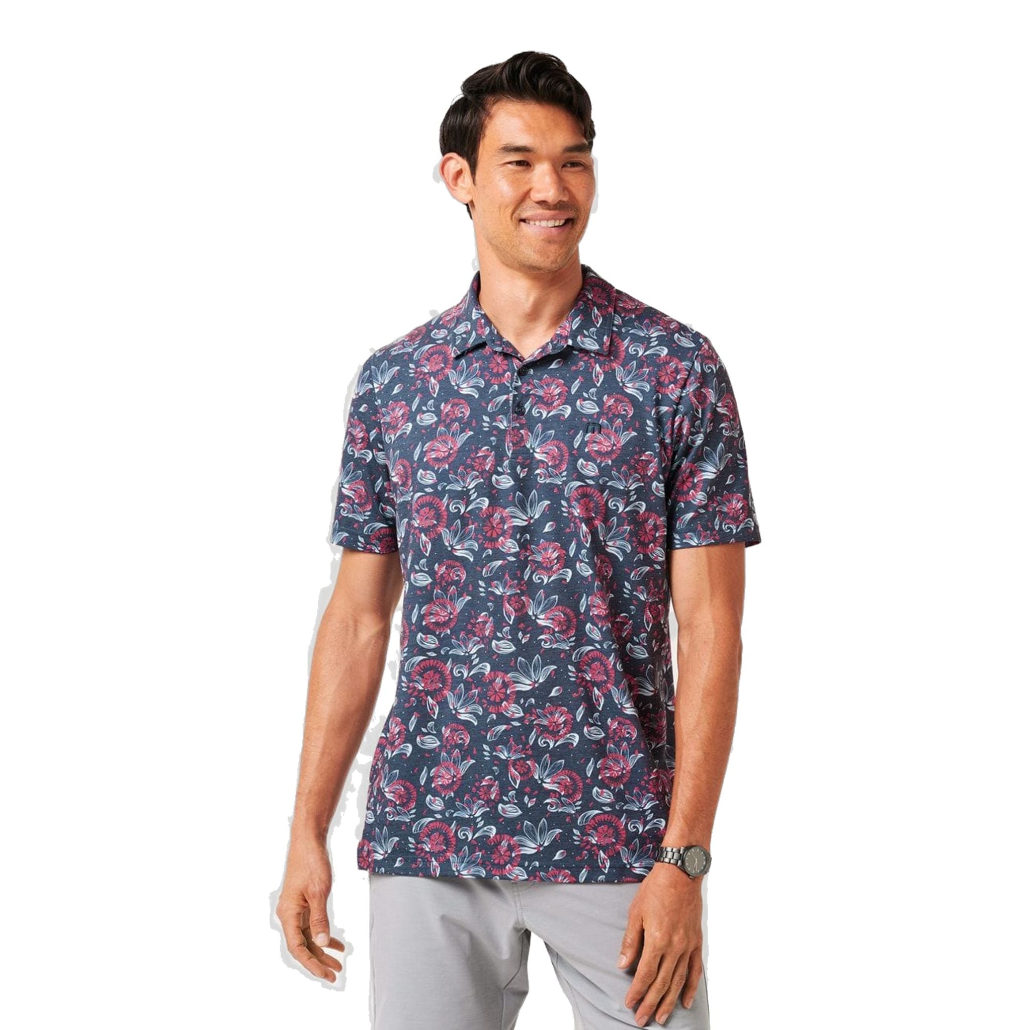 Travis Mathew Featherweight Flouri Polo Herren