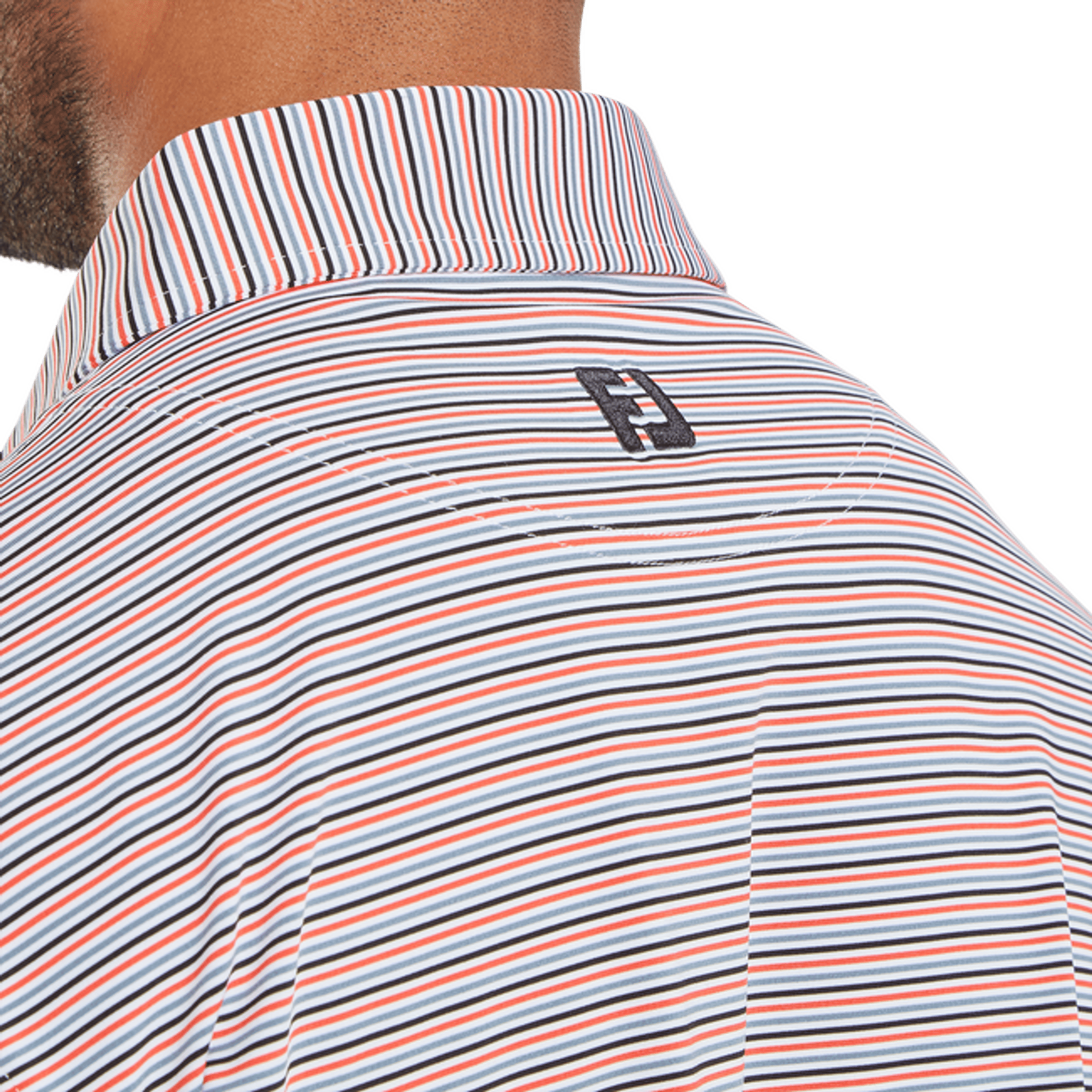 Footjoy Balance Stripe Lisle Polo Herren