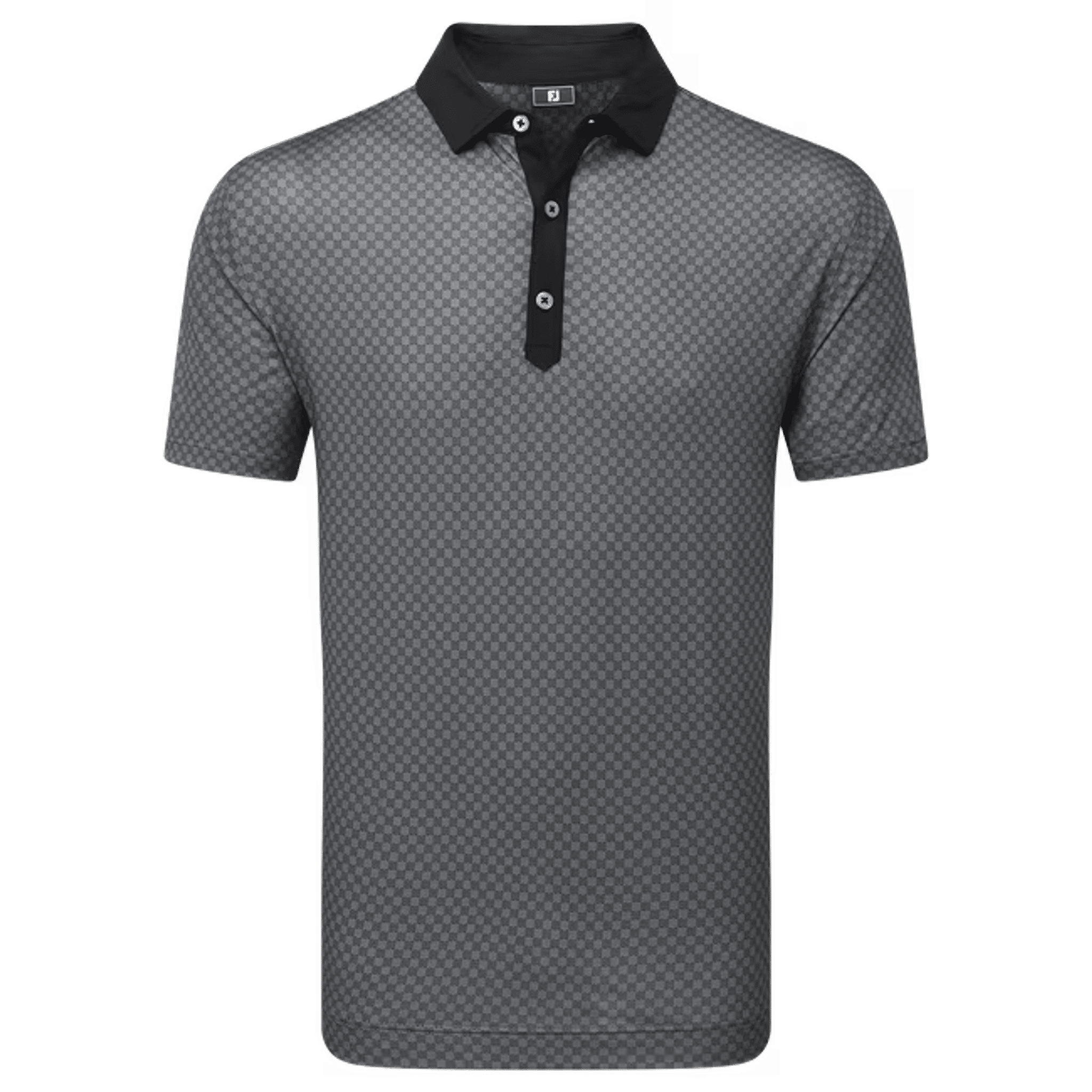 Footjoy Checker Jacquard Polo Herren