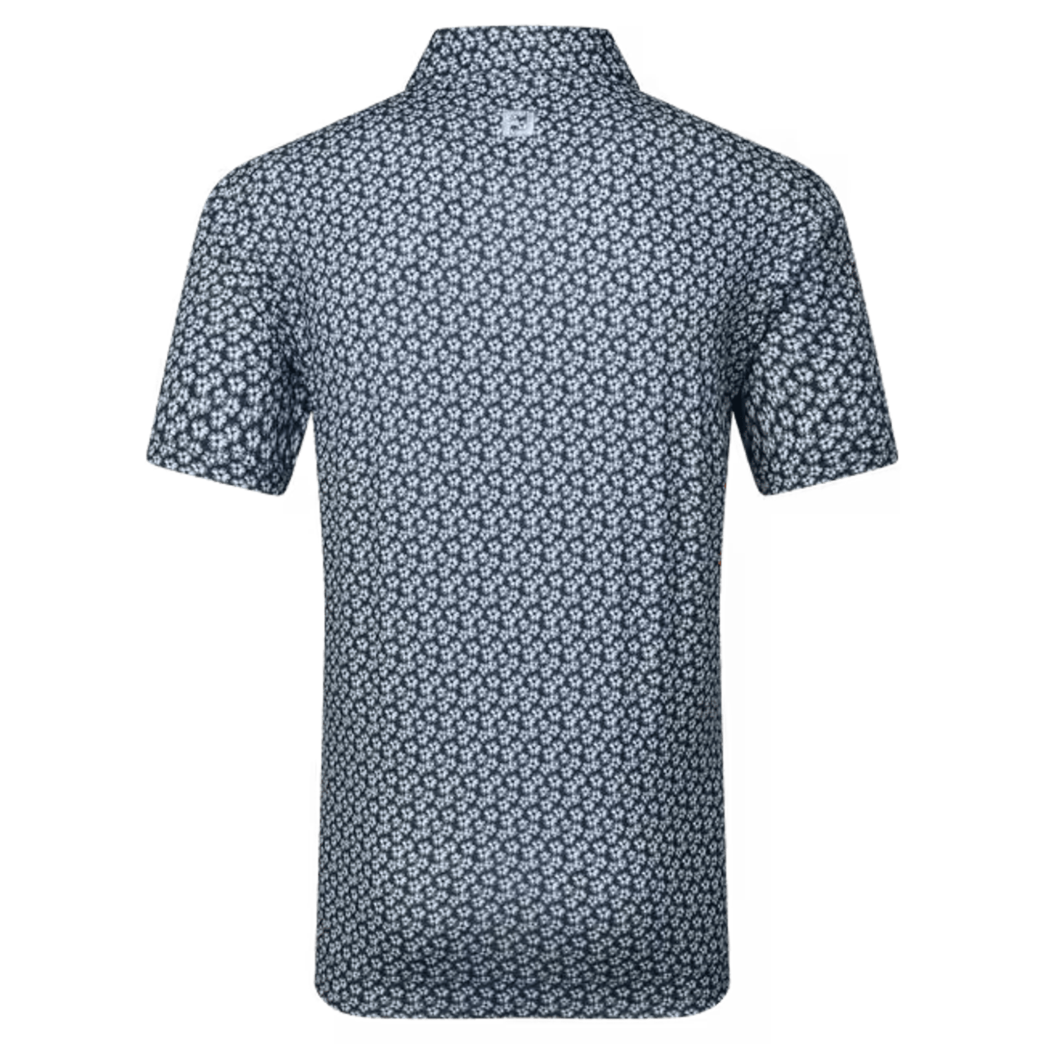 Footjoy Floral Sketch Print Lisle Polo Herren