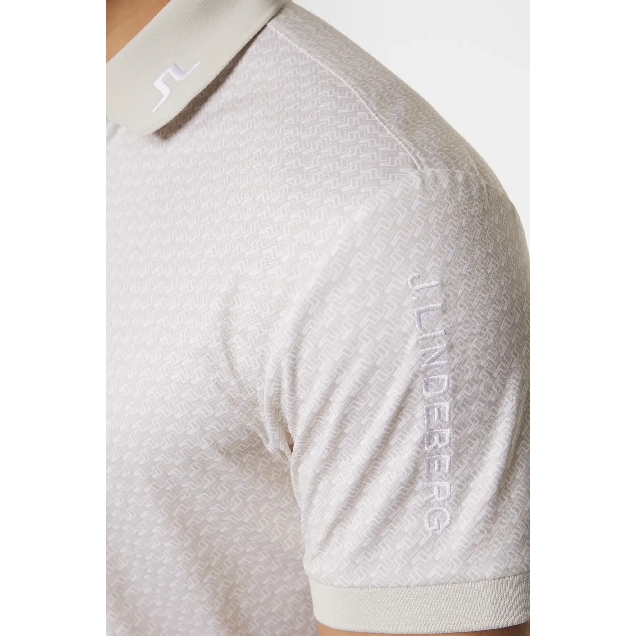J. Lindeberg Tour Tech Print Polo Herren