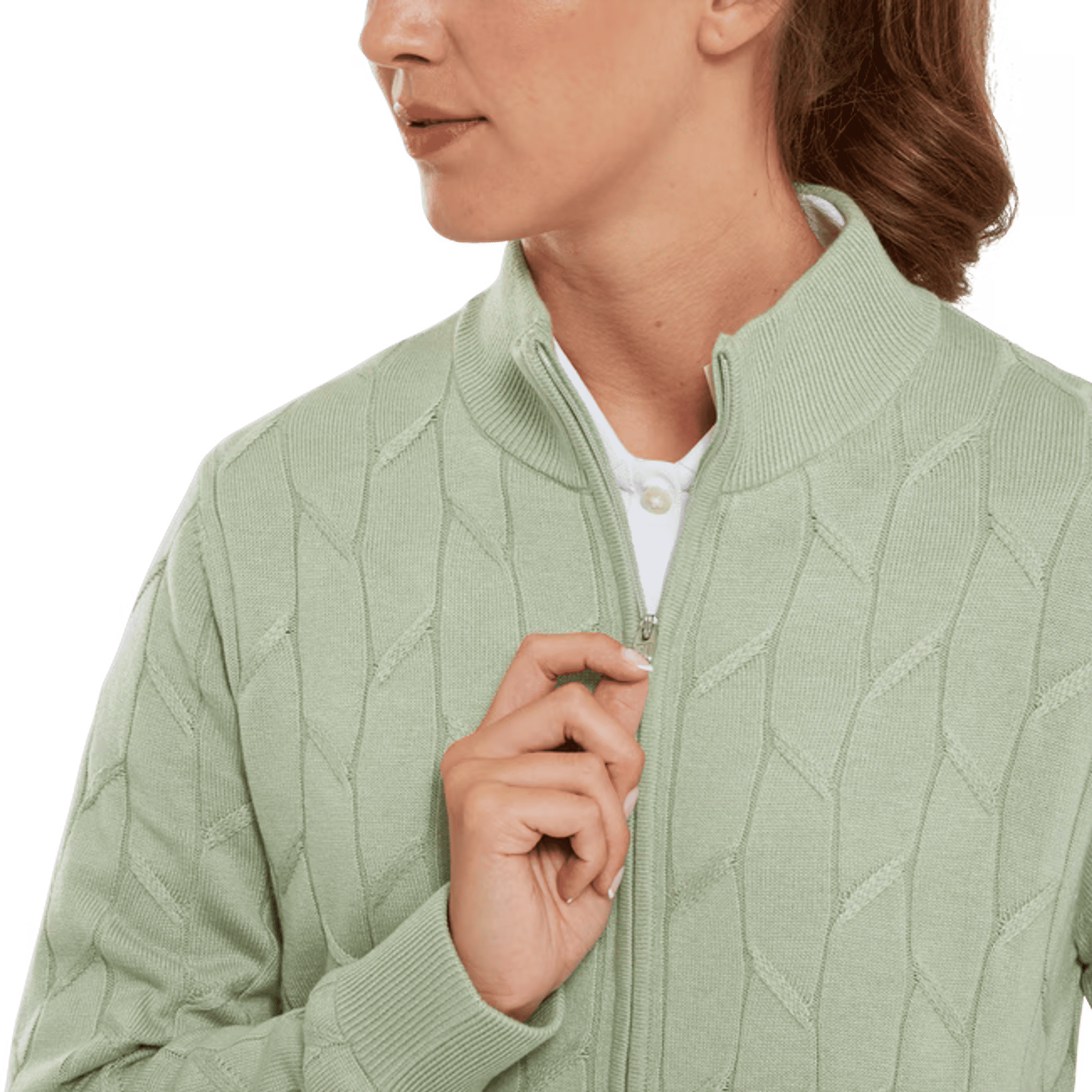 Footjoy Full-Zip Lined Pullover Damen
