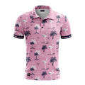 Golf Rowdies Flamingos & Palm Trees Polo Herren