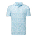 Footjoy Garden Print Lisle Polo Herren