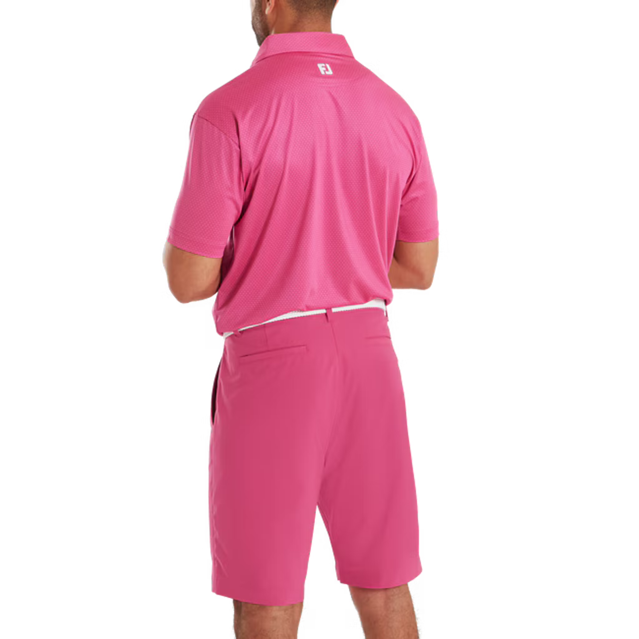 Footjoy Abax Print Lisle Polo Herren