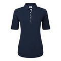 Footjoy Half Sleeve Ruched Lisle Polo Damen