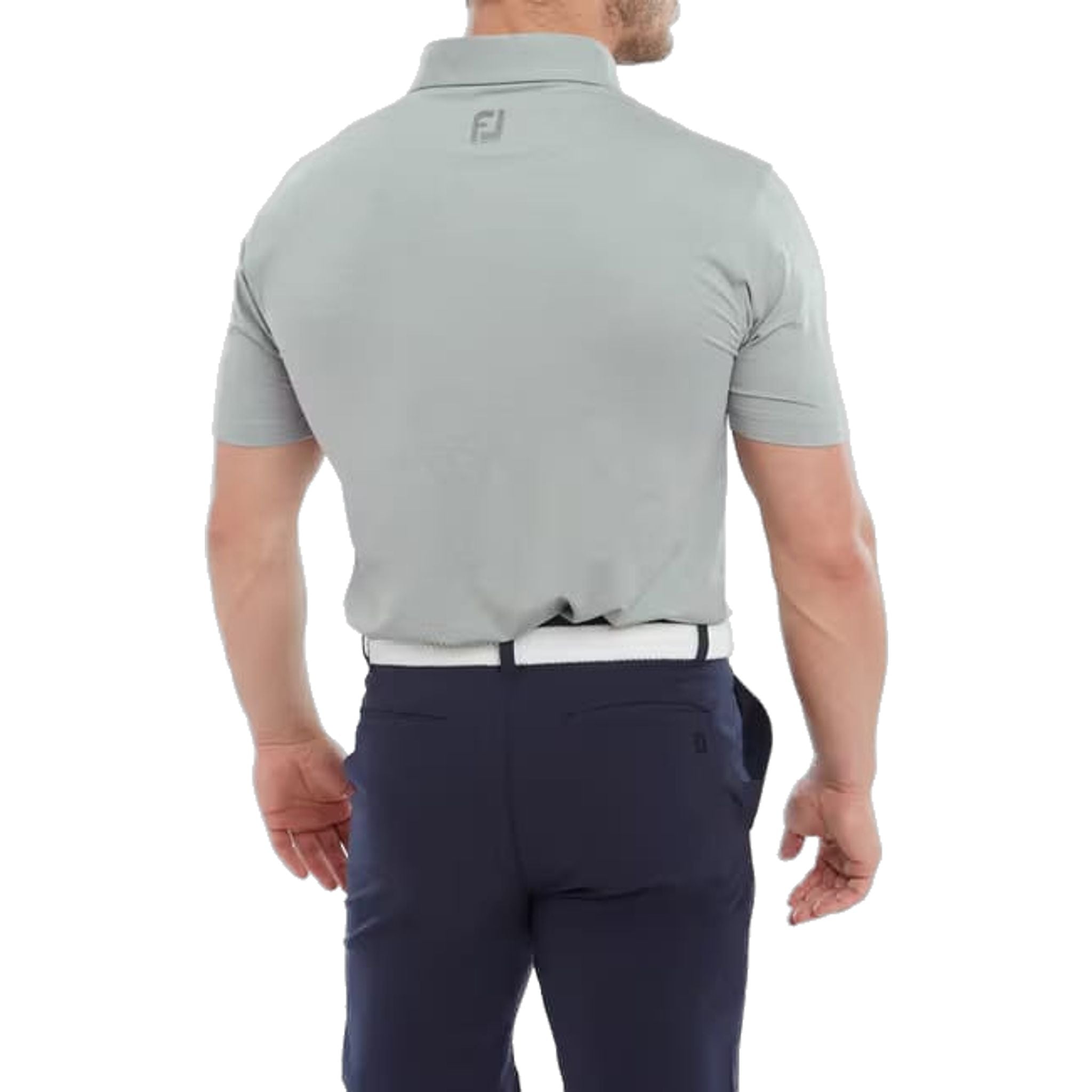 Footjoy Heather Self Collar Lisle Polo Herren