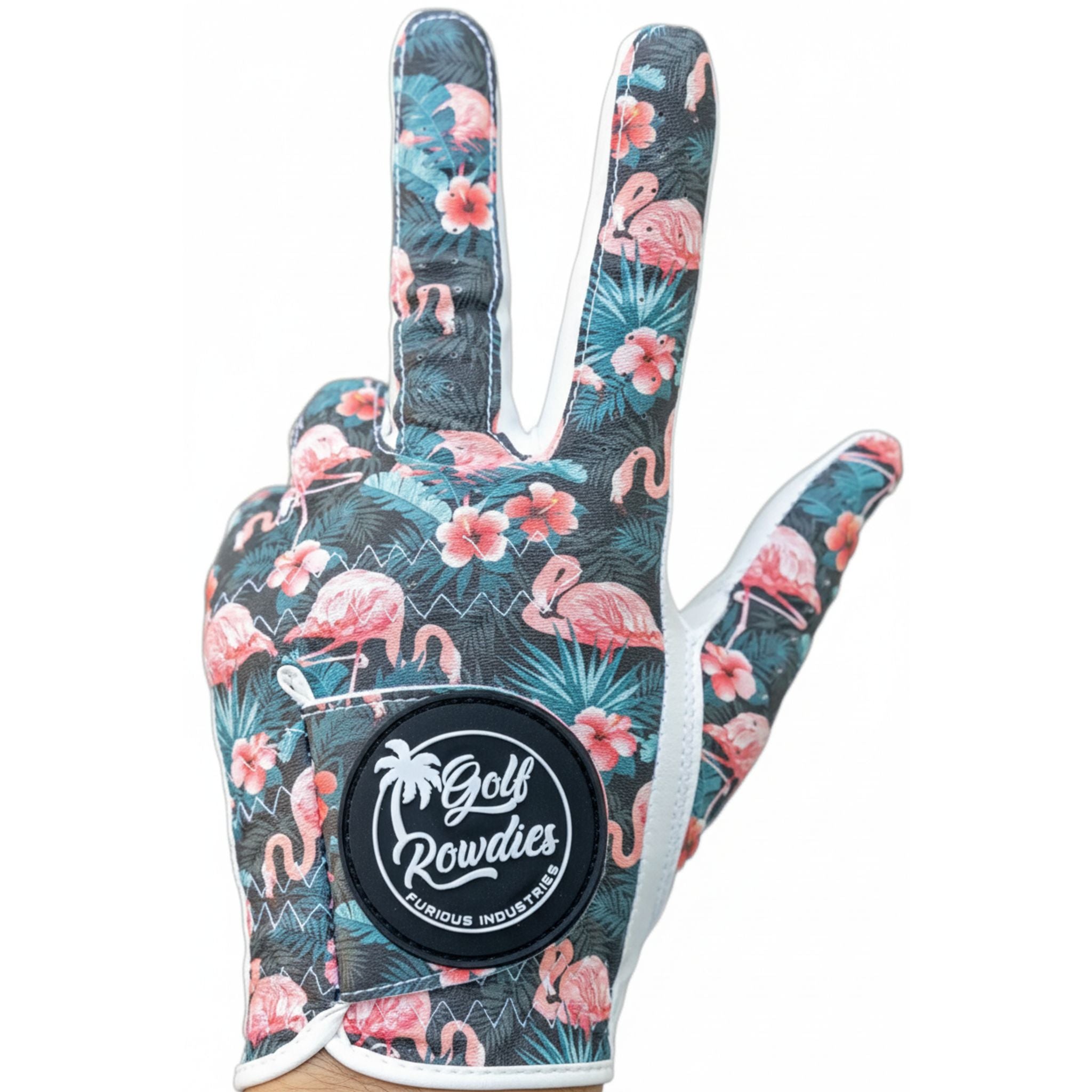 Golf Rowdies Flamingo Handschuh Herren