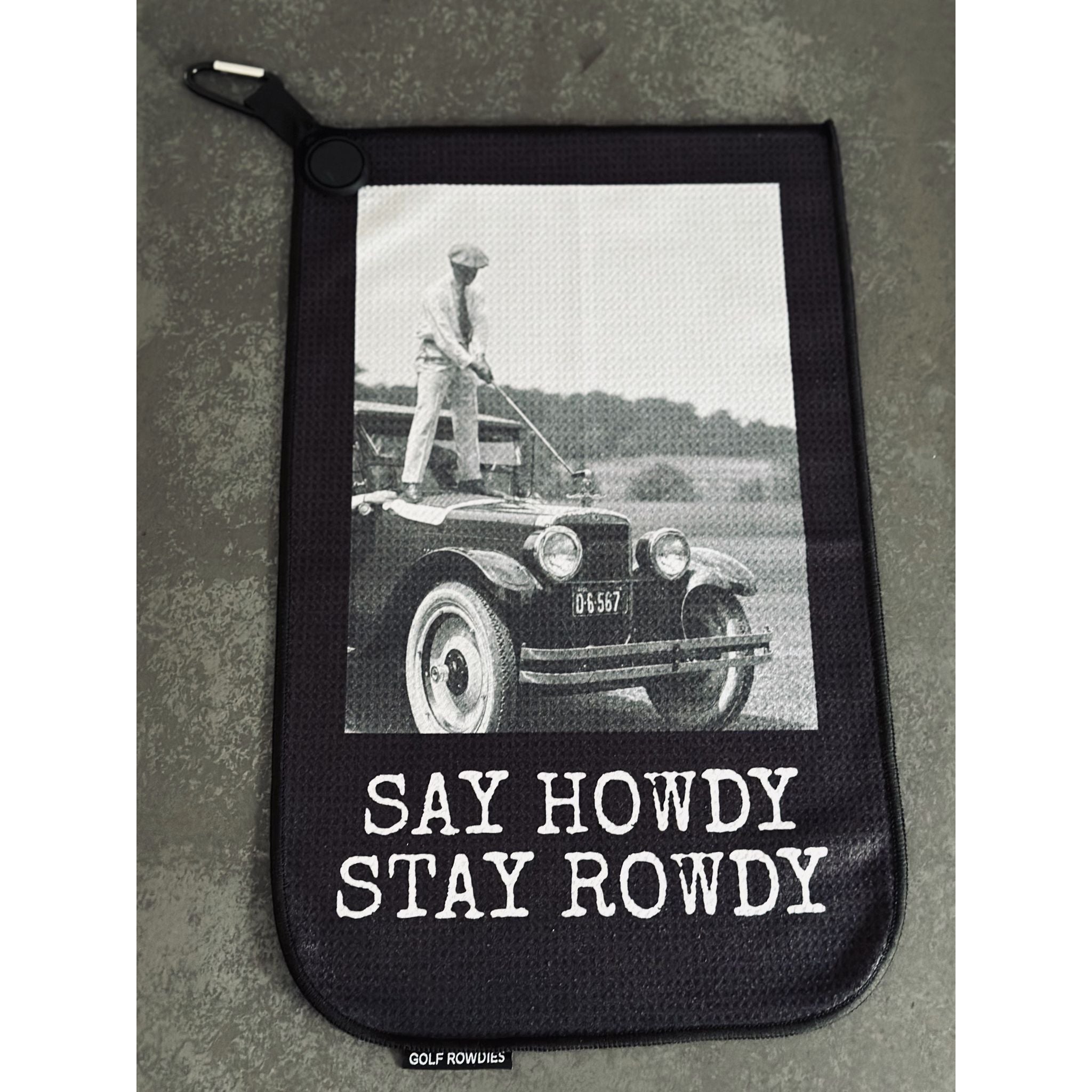 Golf Rowdies Say howdy, stay rowdy Car Schlägertücher