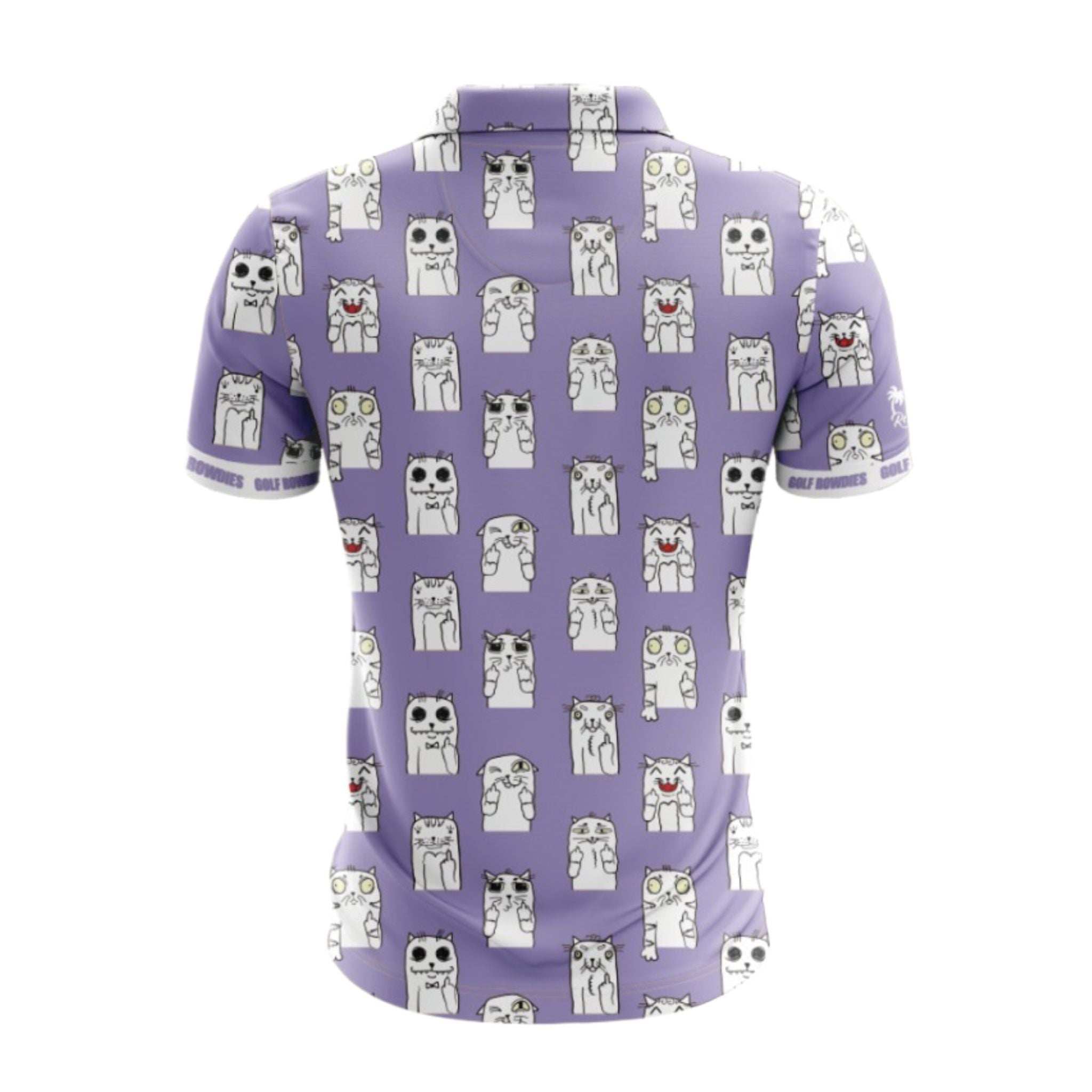 Golf Rowdies Middlefinger Cat Polo Herren