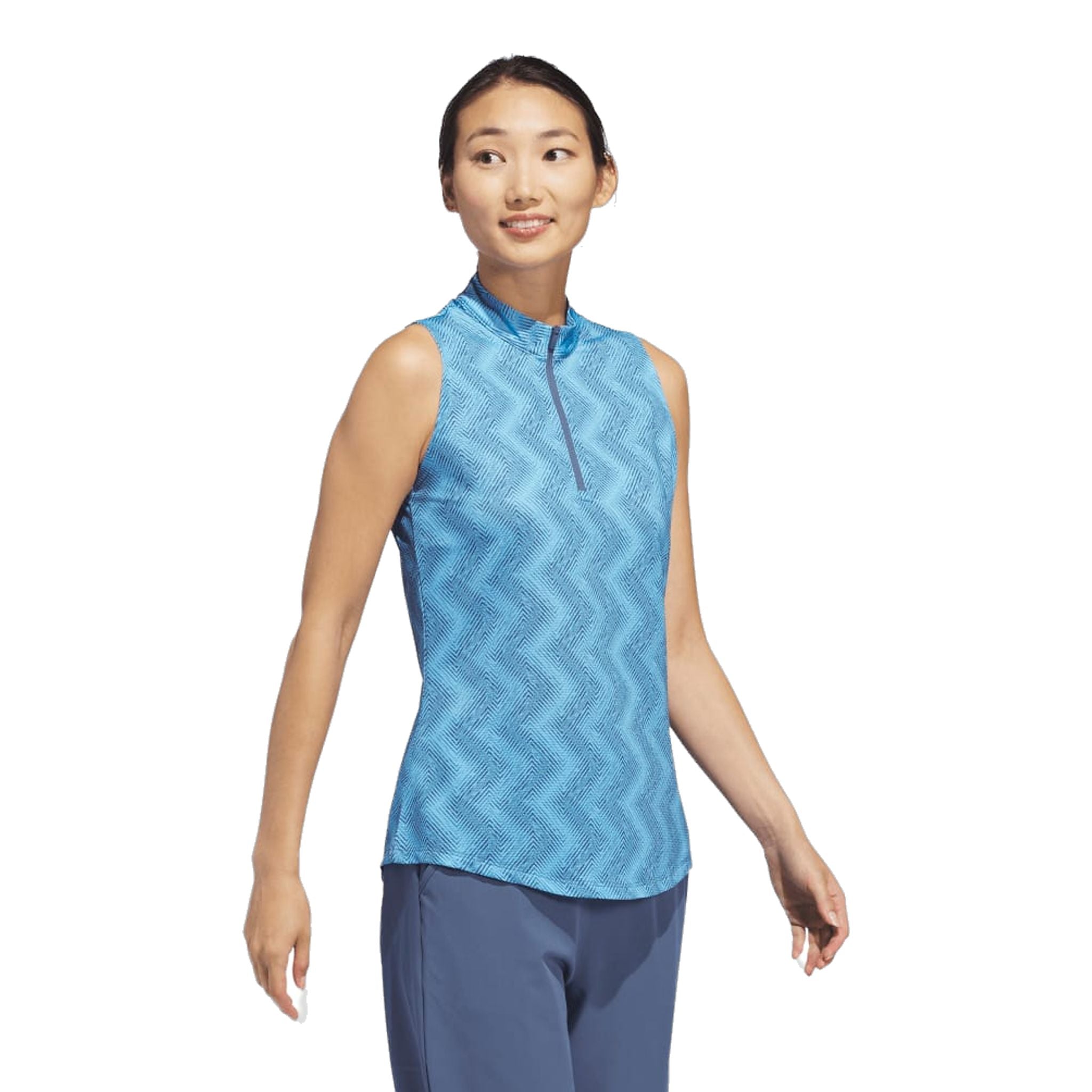 Damska koszulka polo z nadrukiem Adidas Ultimate365 Ottoman