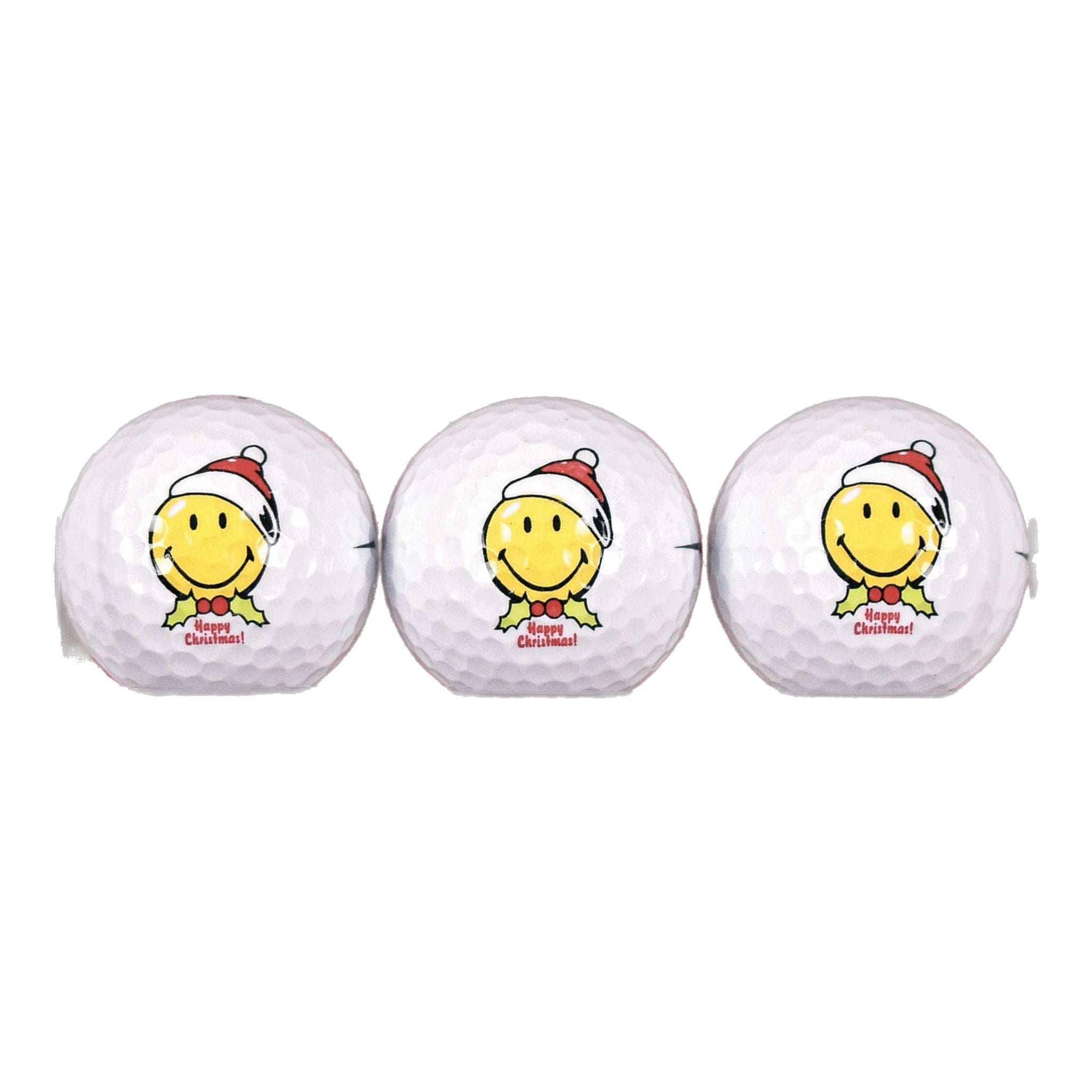 Sportiques Golfgeschenke Smiley X-Mas (3 Bälle)