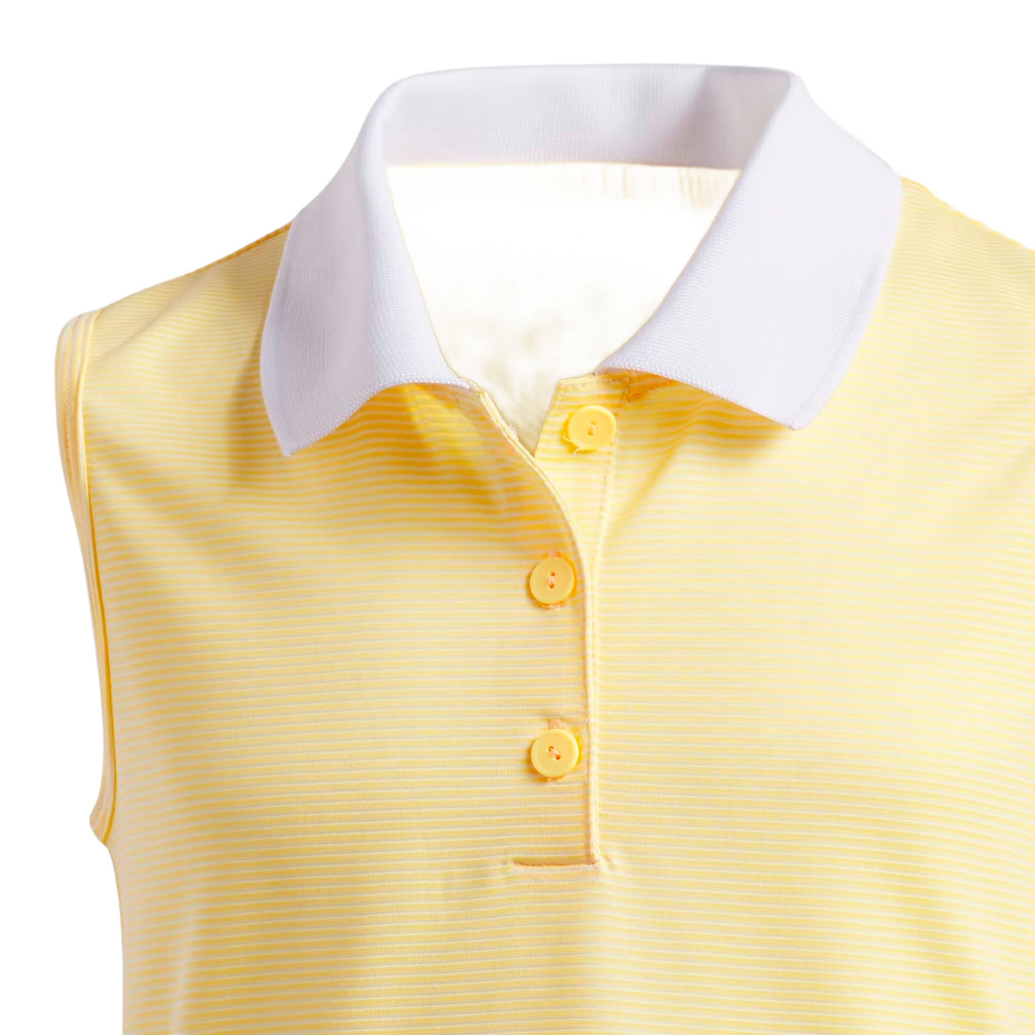 Damska koszulka polo bez rękawów Adidas Ottoman w paski