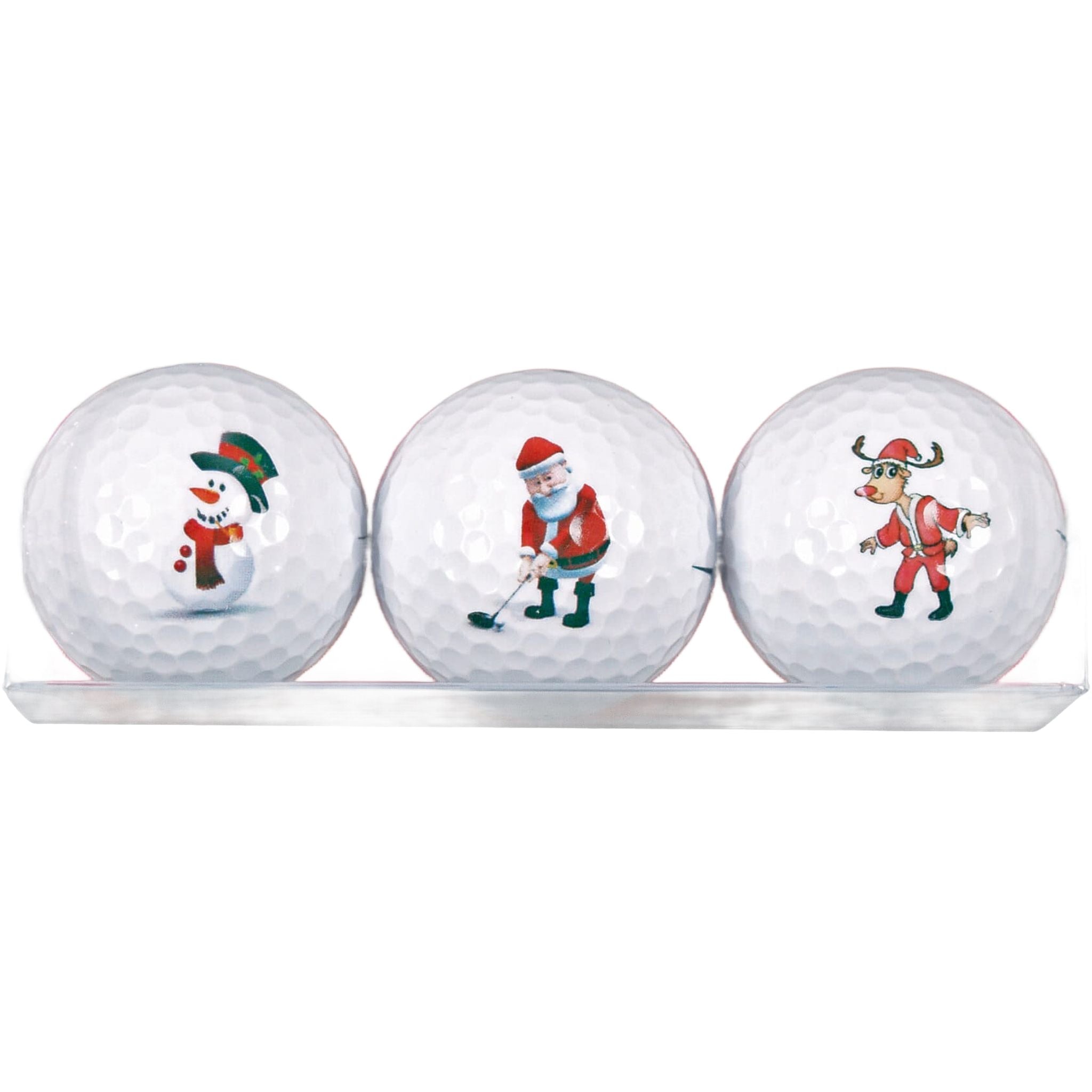 Sportiques Golfgeschenke Schneemann-Nikolaus-Rentier (3 Bälle)