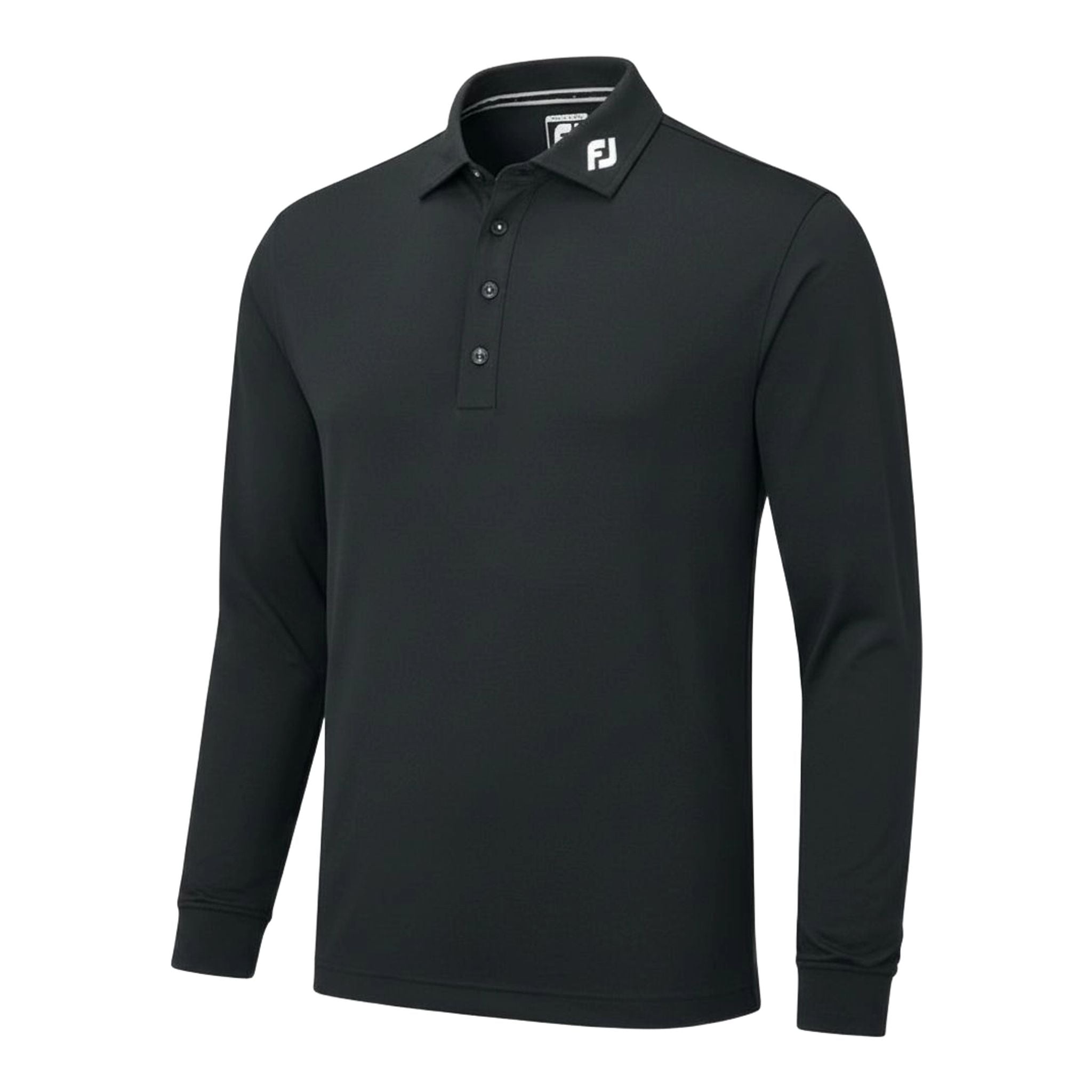 Footjoy Thermolite Smooth Pique Langarm Poloshirt Herren
