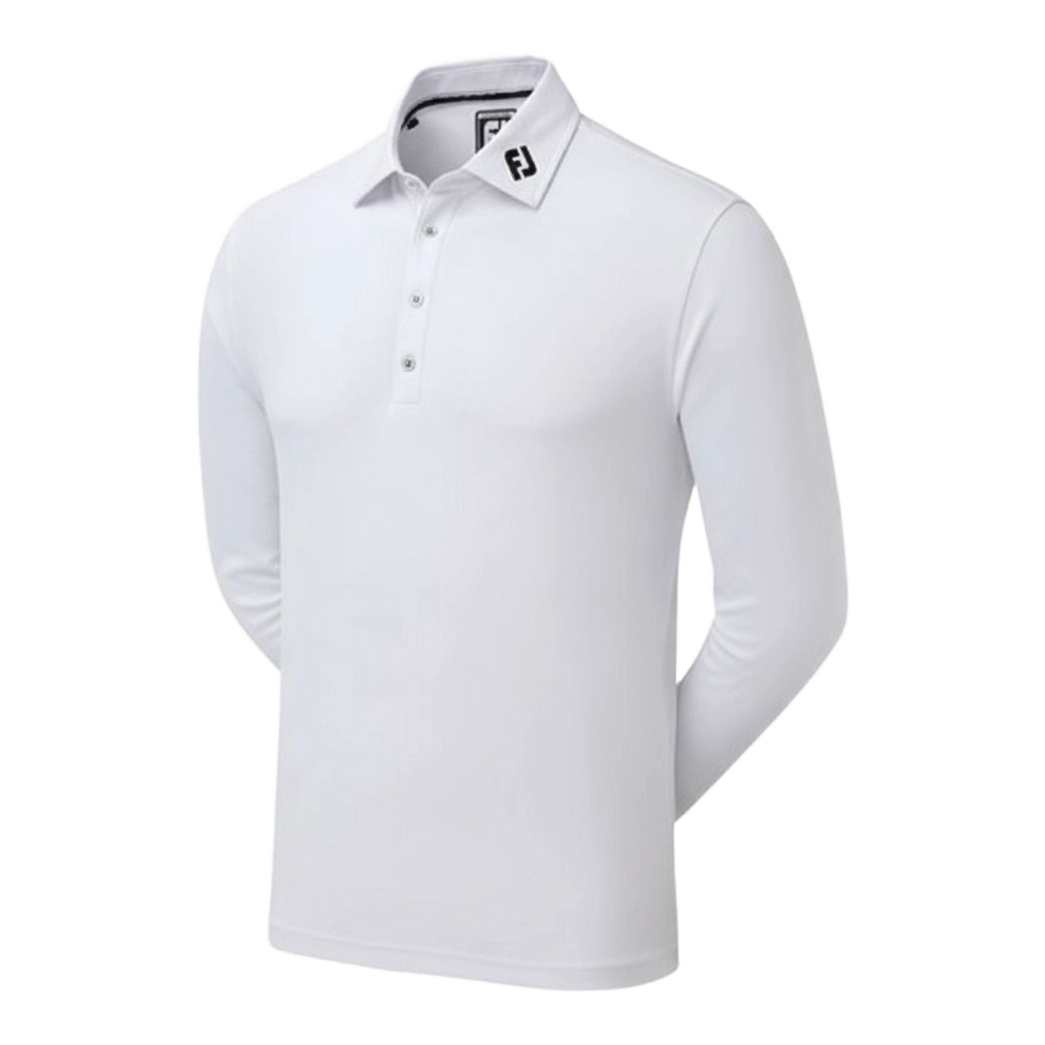 Footjoy Thermolite Smooth Pique Langarm Poloshirt Herren