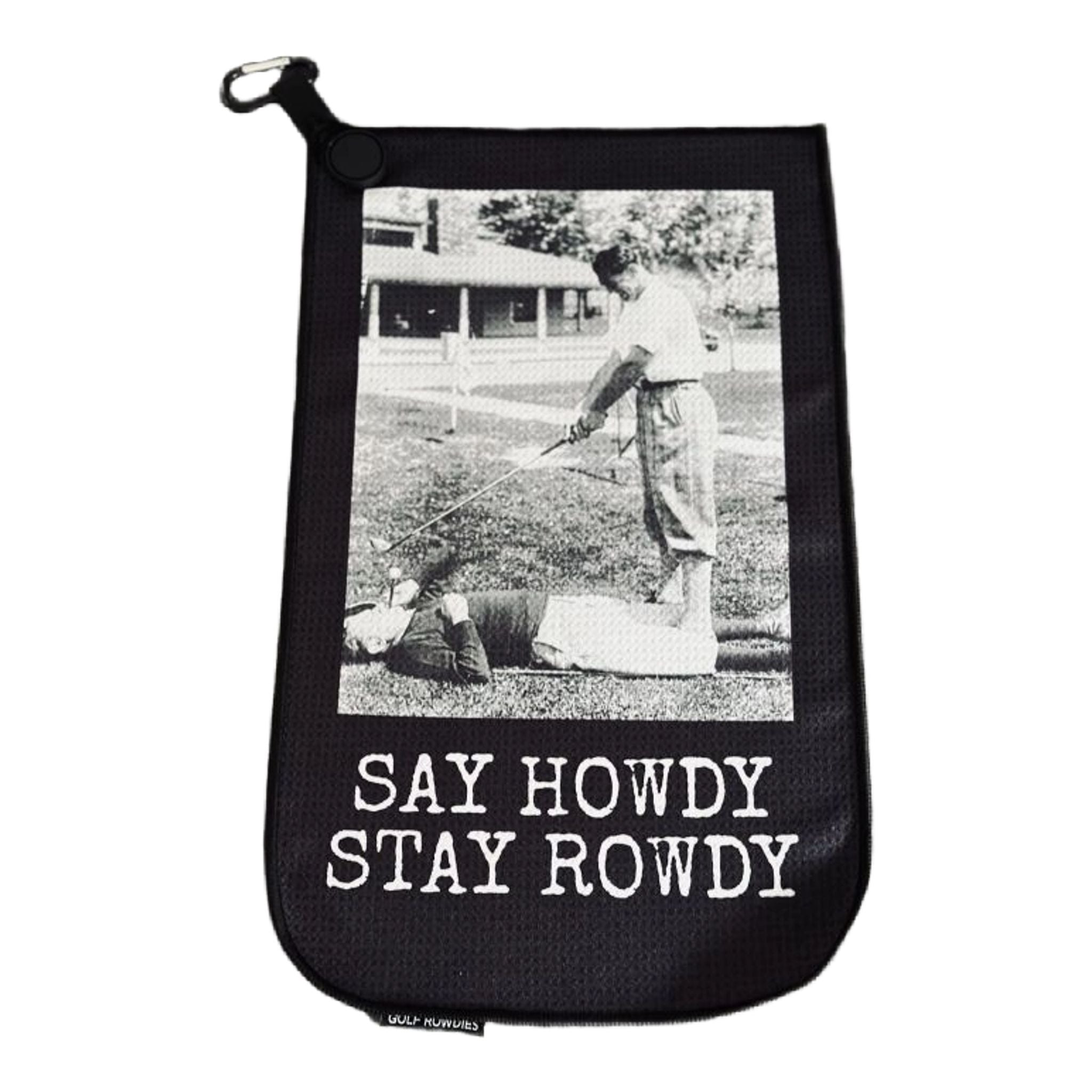 Golf Rowdies Say howdy, stay rowdy Max Schlägertücher